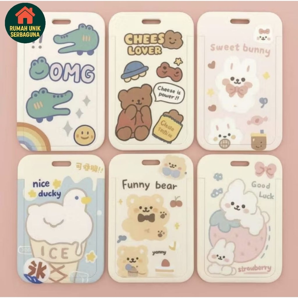 

Tempat Kartu Identitas Tempat Kartu Akses MRT/ ID Card Holder/Pelindung Kartu Name Tag