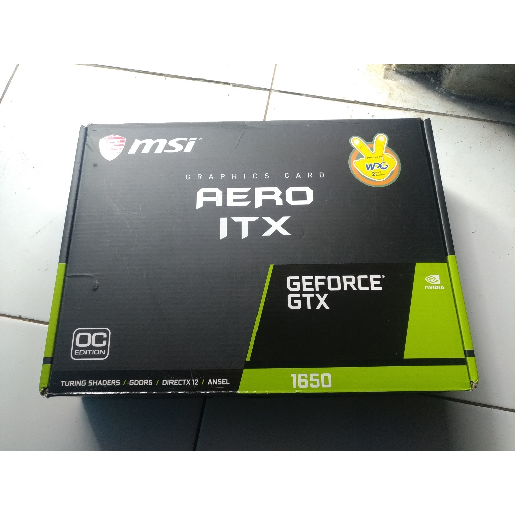 VGA MSI AERO ITX GTX 1650 4GB GDDR5