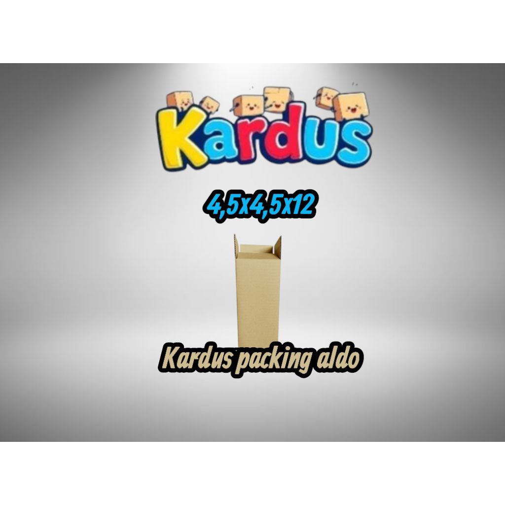 

kardus box packing 4,5x4,5x12