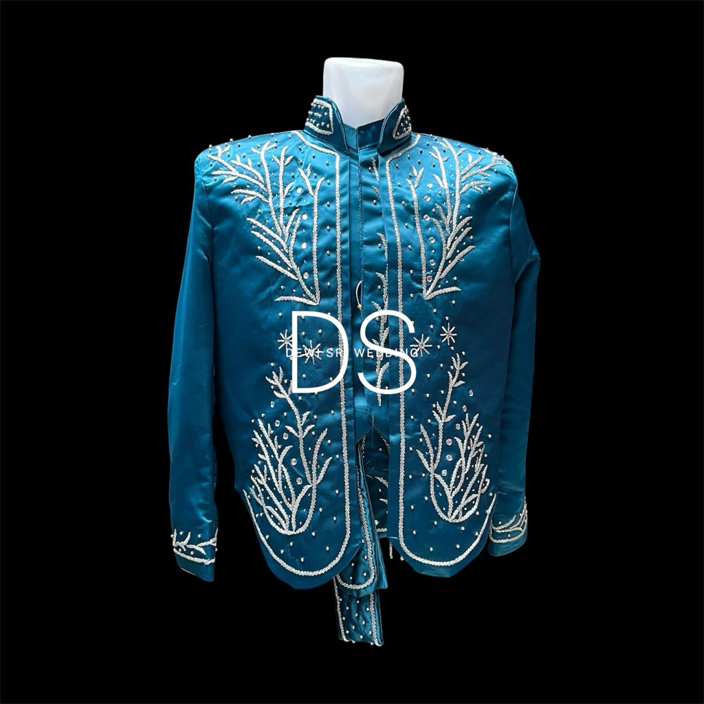 Beskap pengantin solo  hijau emerald