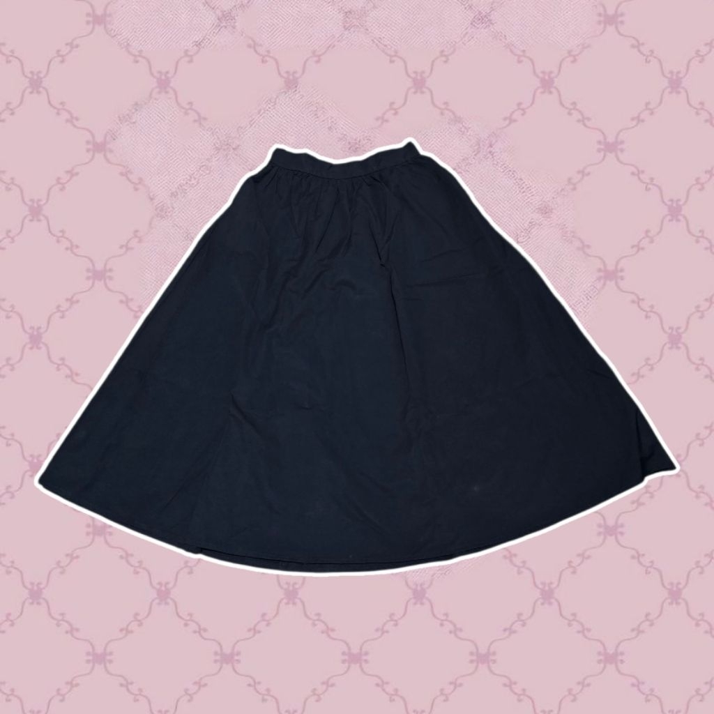 GU Uniqlo Midi Skirt Navy