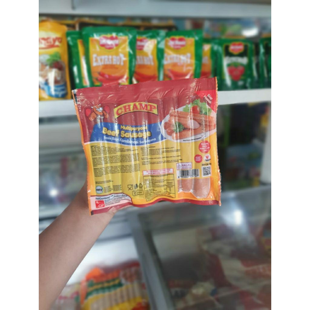 

Champ Sosis Sapi 375g Instant Only