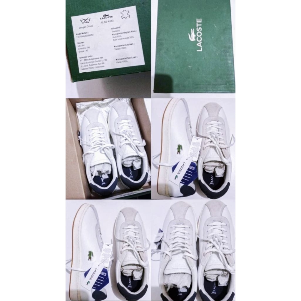 Sepatu LACOSTE Original 100%