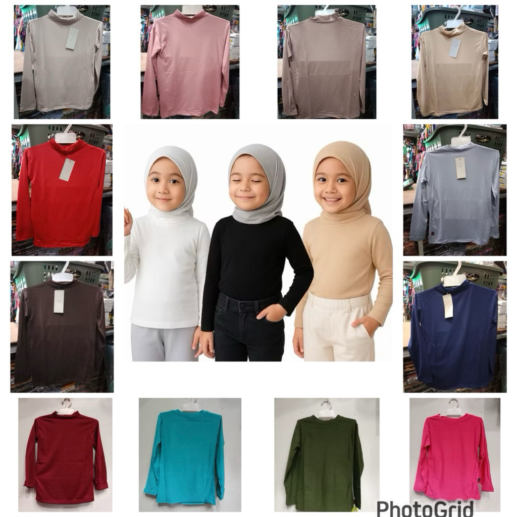 Manset anak / dalaman anak panjang / Manset kids /  baju anak panjang