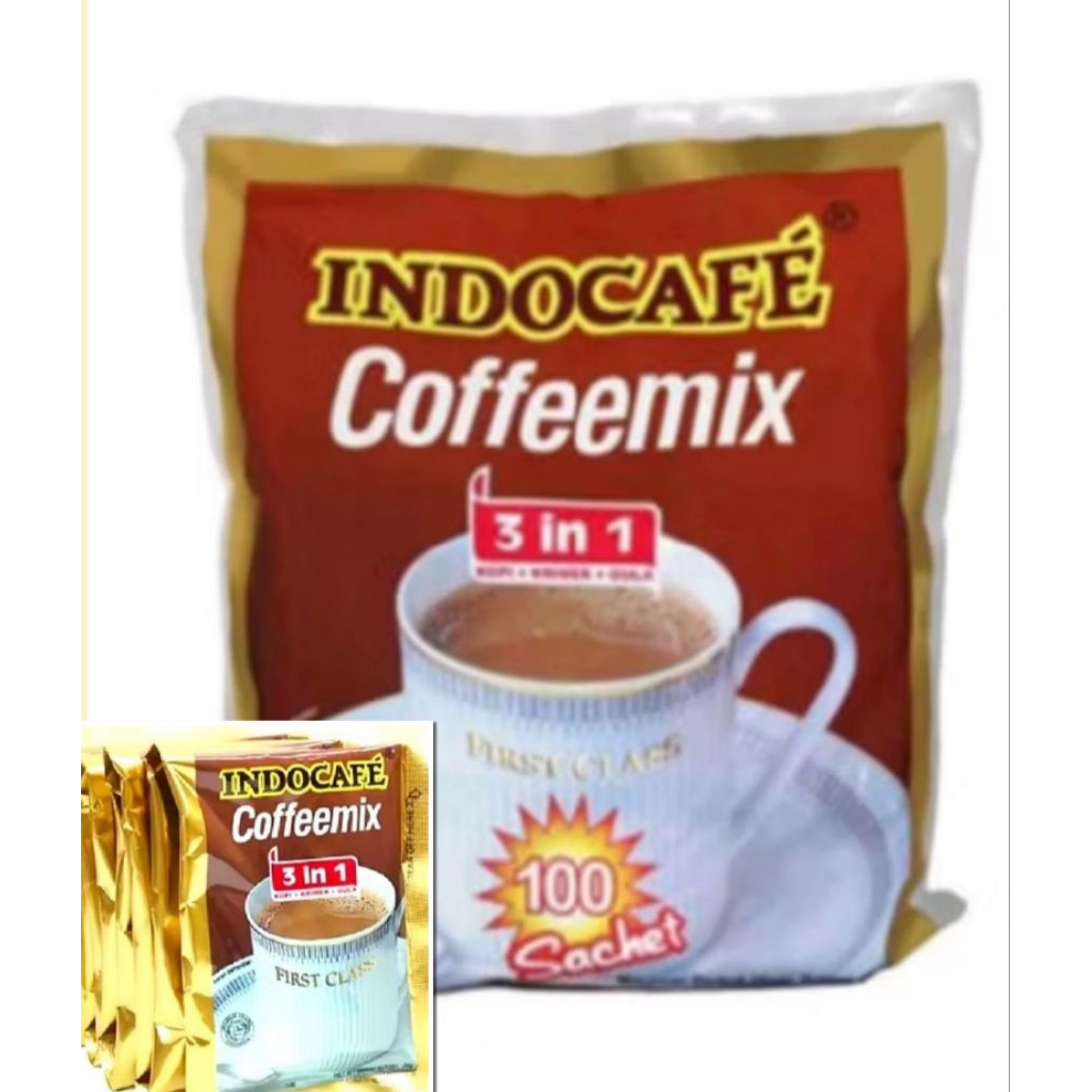 

indocafe coffee mix instan 1 pack isi 100 sachet