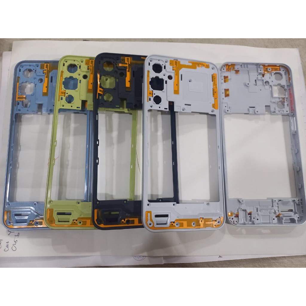 SAMSUNG A25 BAZEL MIDLE TULANG TENGAH TUTUP FRAME MESIN TOMBOL VOLUME HOUSING KESING BATERAI CASE GA
