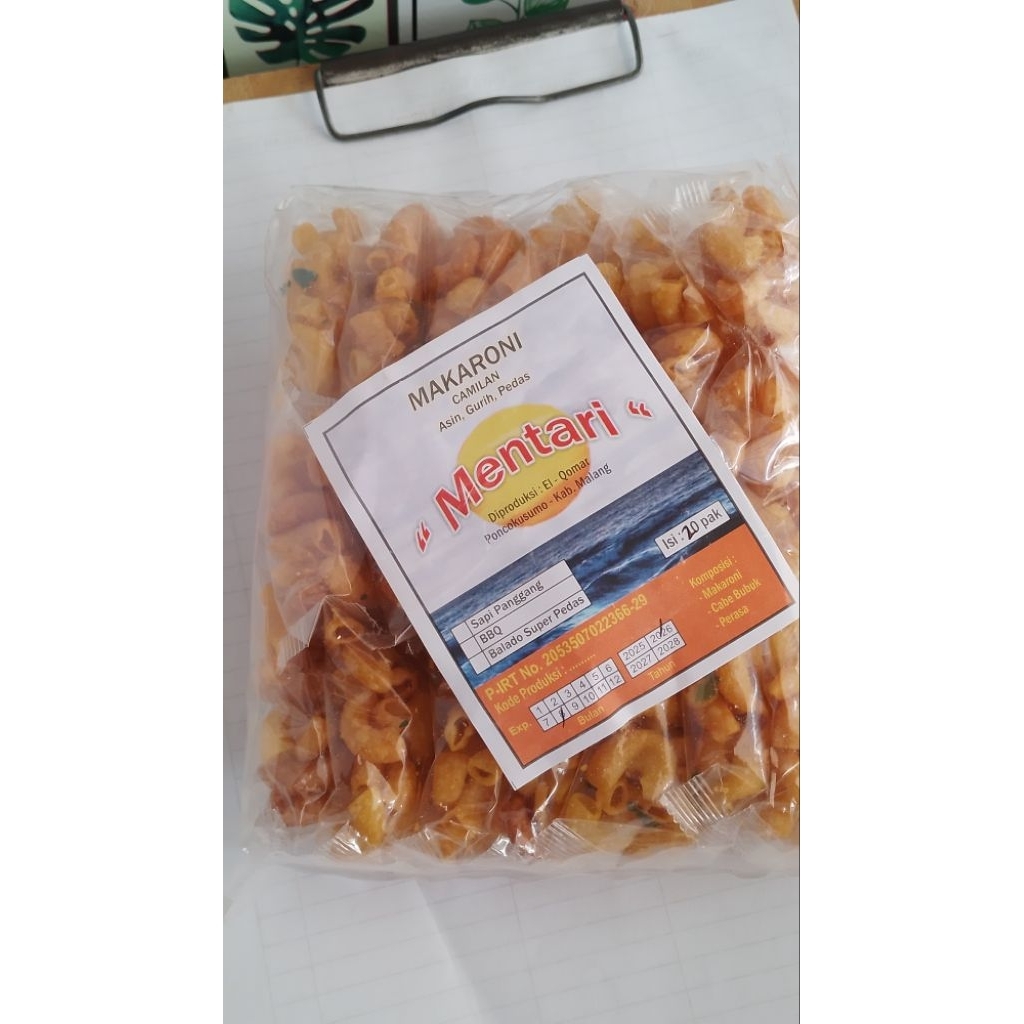 

makaroni cap mentari gurih ori isi 20pcs