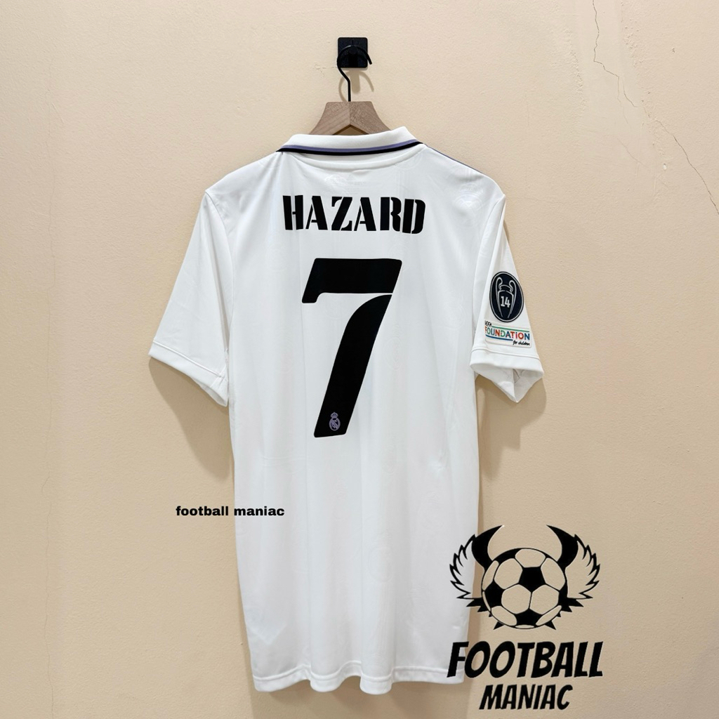 Jersey Original Real Madrid Home 2022/2023 Hazard #7