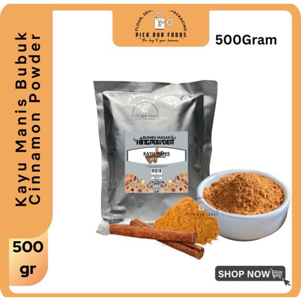 

KAYU MANIS BUBUK MURNI 500 GR