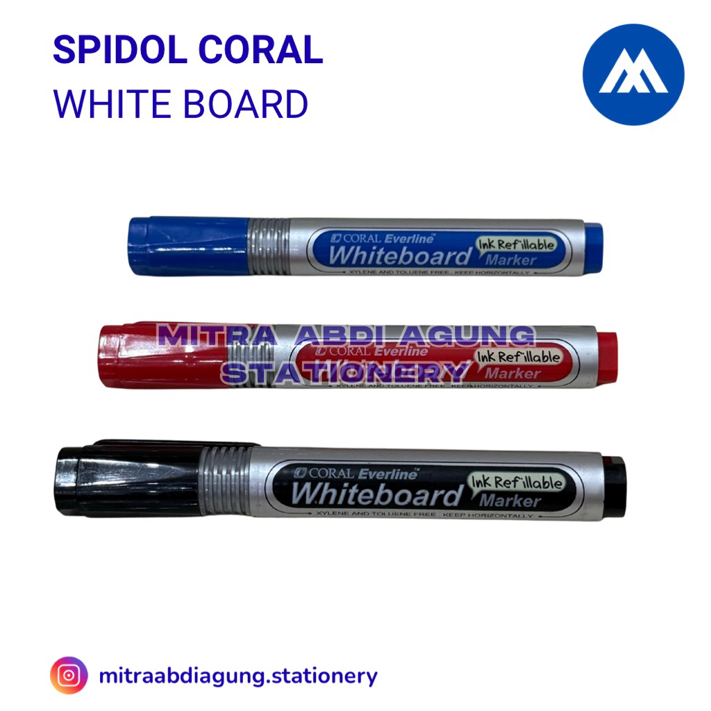 

SPIDOL WHITEBOARD MARKER CORAL 1006