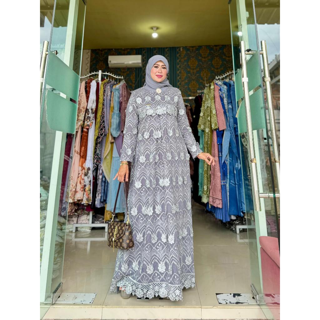 Set Scarf Lily | Puspita Hijab | Gamis Murah