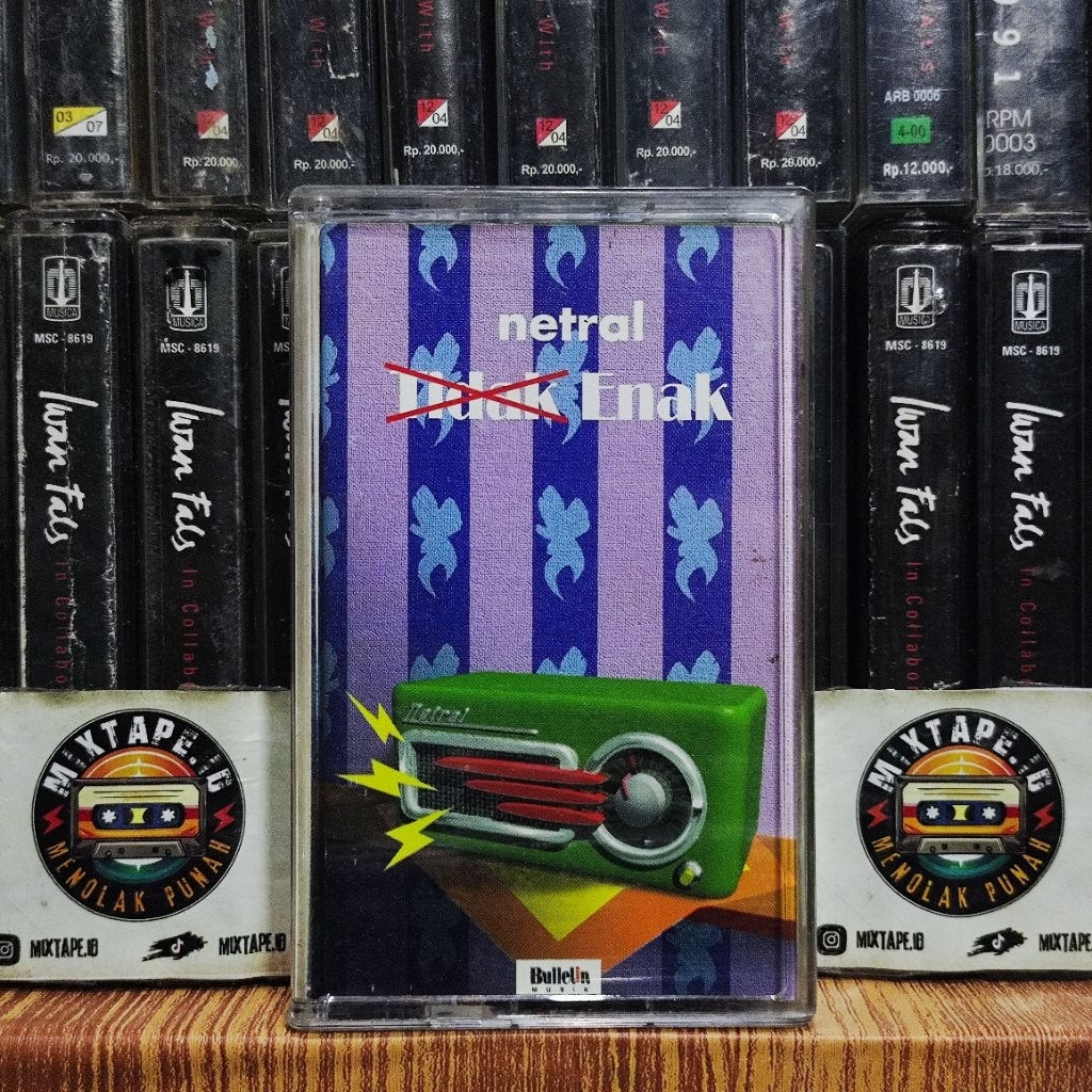 Kaset Pita - Netral - Tidak Enak - NTRL - Radio Tape - Kaset - Radio - Pemutar Kaset - Retro - Class