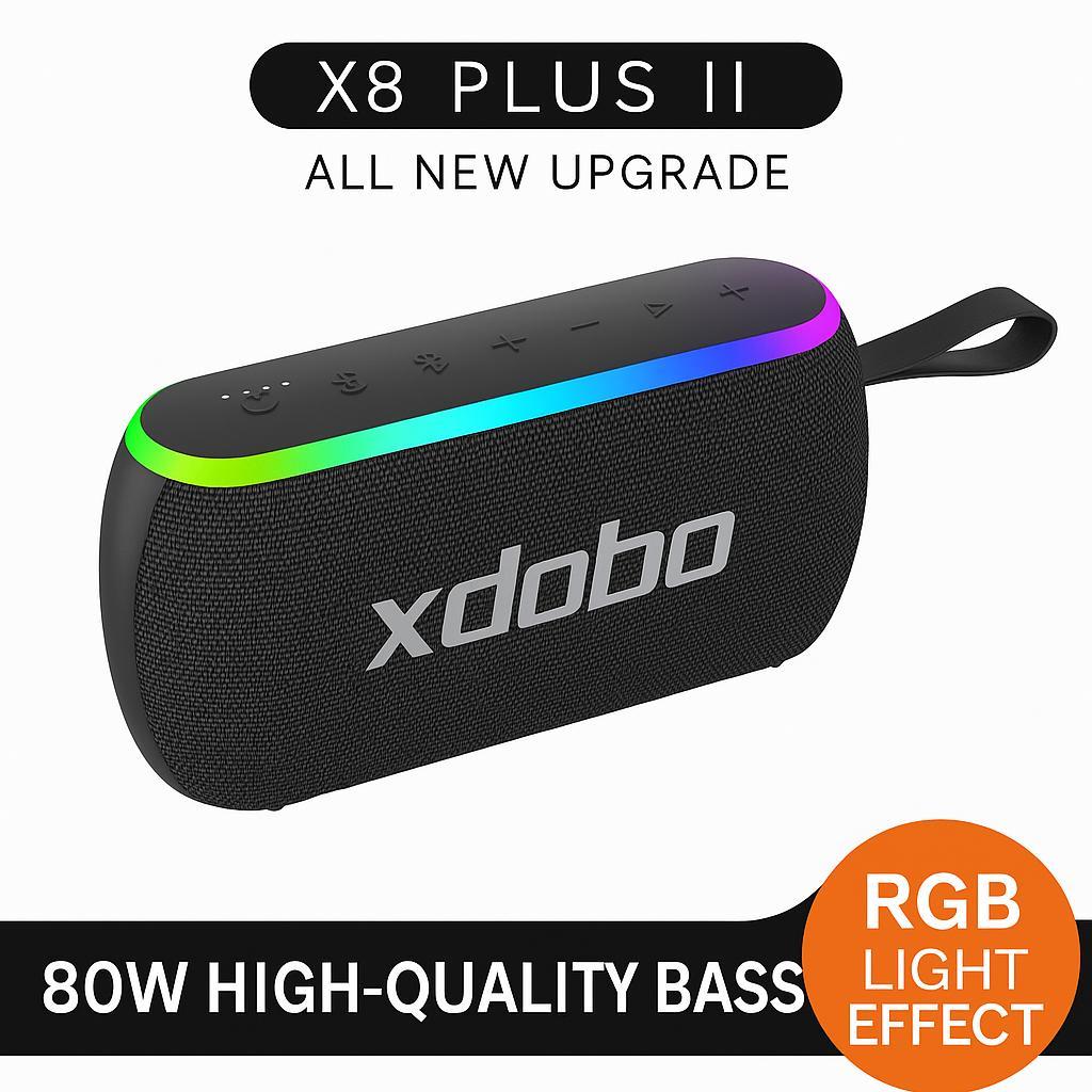 XDOBO X8 PLUS II 80W RMS - BLUETOOTH/PORTABLE SPEAKER