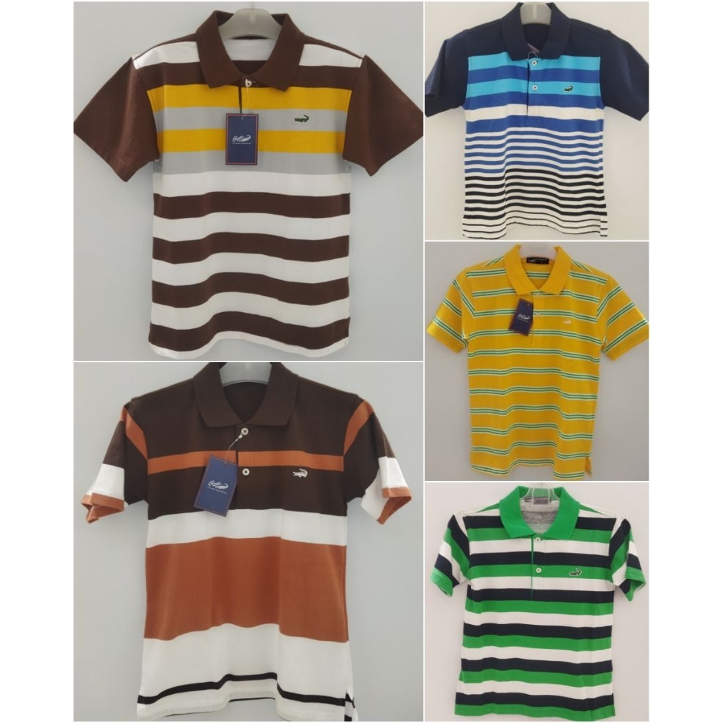 (4-16 tahun) KAOS POLO ANAK COWOK ORIGINAL CROCODILE