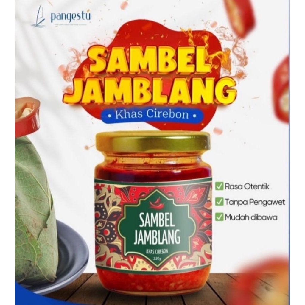 Sambal Jamblang Cirebon / Sambel Jamblang Pangestu Khas Cirebon / Oleh-oleh Khas Cirebon Best Seller