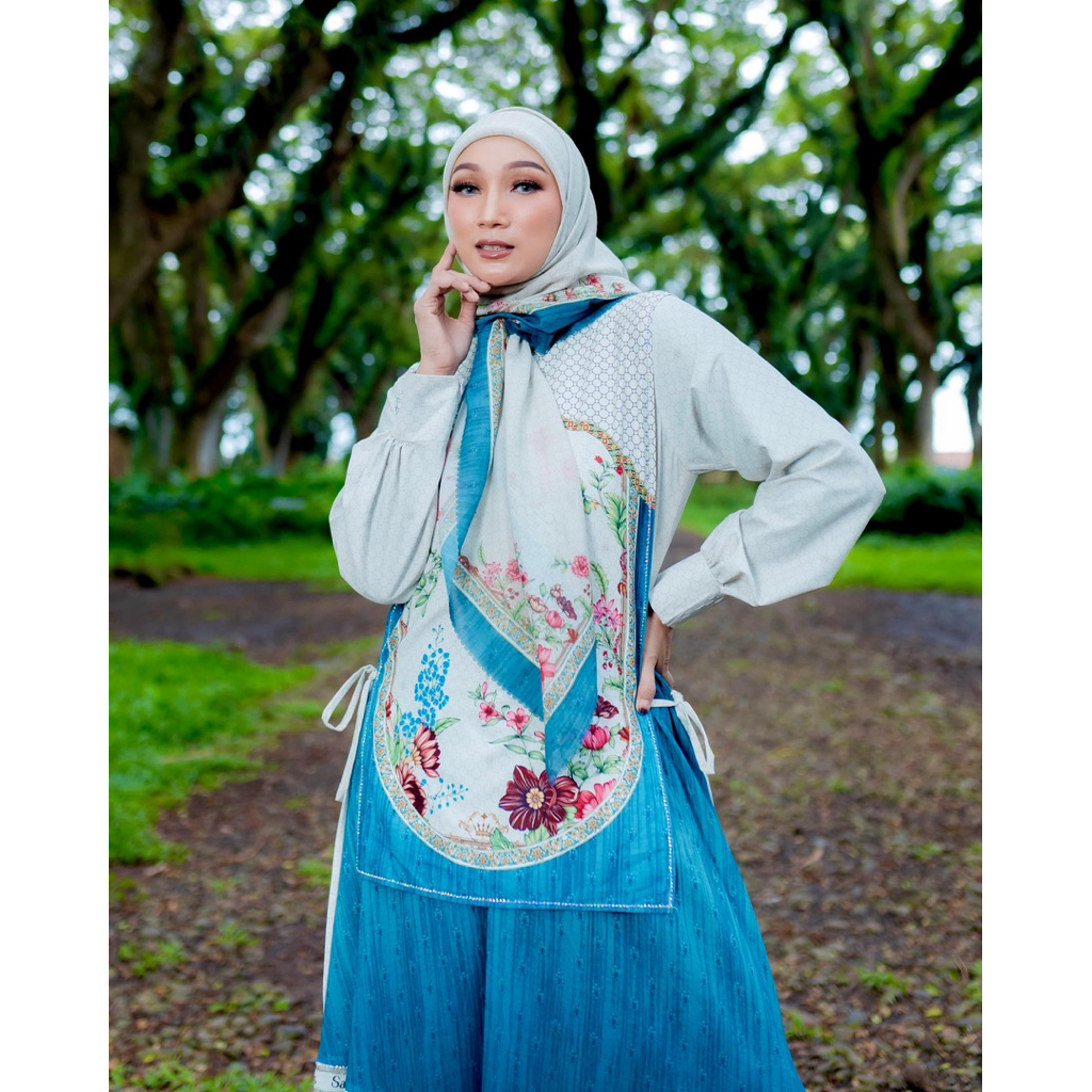 SR set gamis by; sarkis hijab
