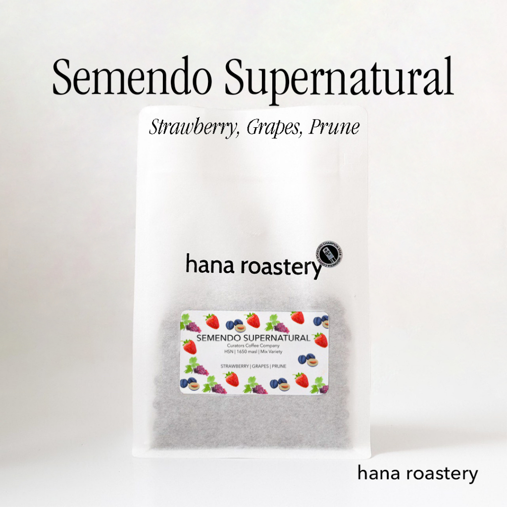

Semendo Supernatural - Hermetically Sealed Natural - Hana Roastery - Filter Coffee - 150 gram