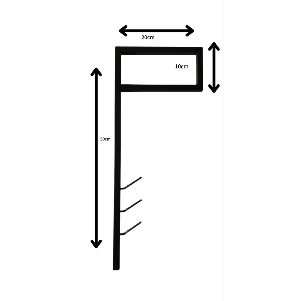 gantungan pakaian tempel dinding/gantungan tas/bag/set gantungan besi/stand baju