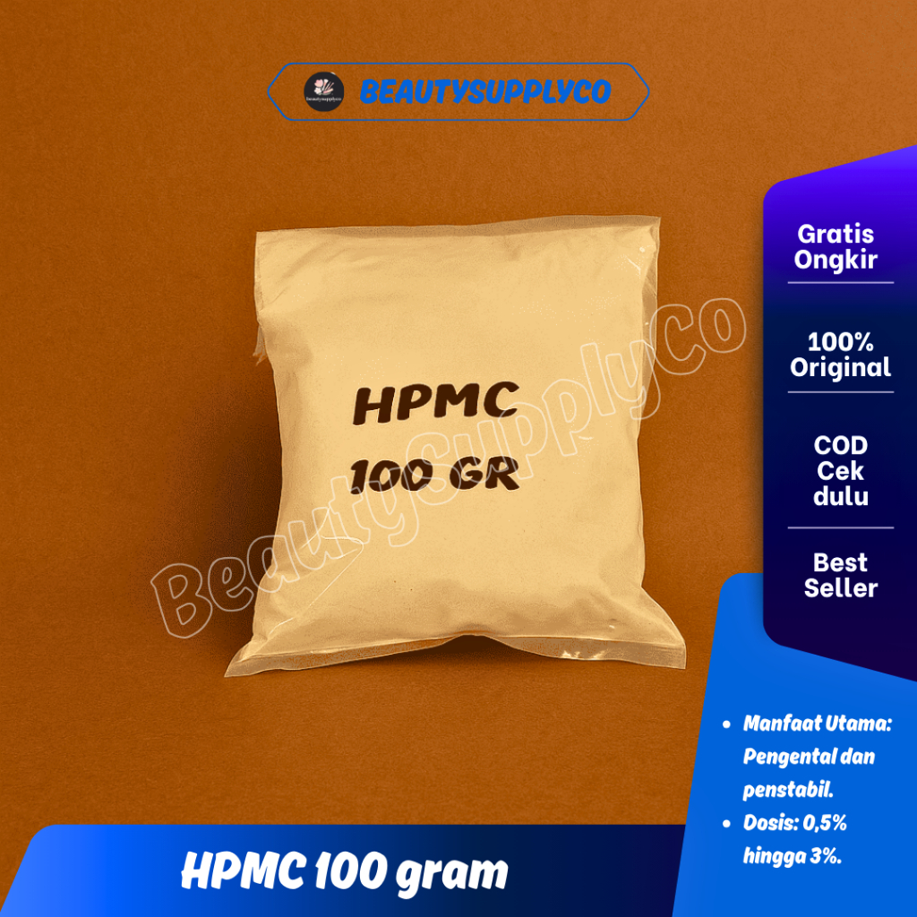 

HPMC 100 GR -Bahan Emulsifier/Thickener