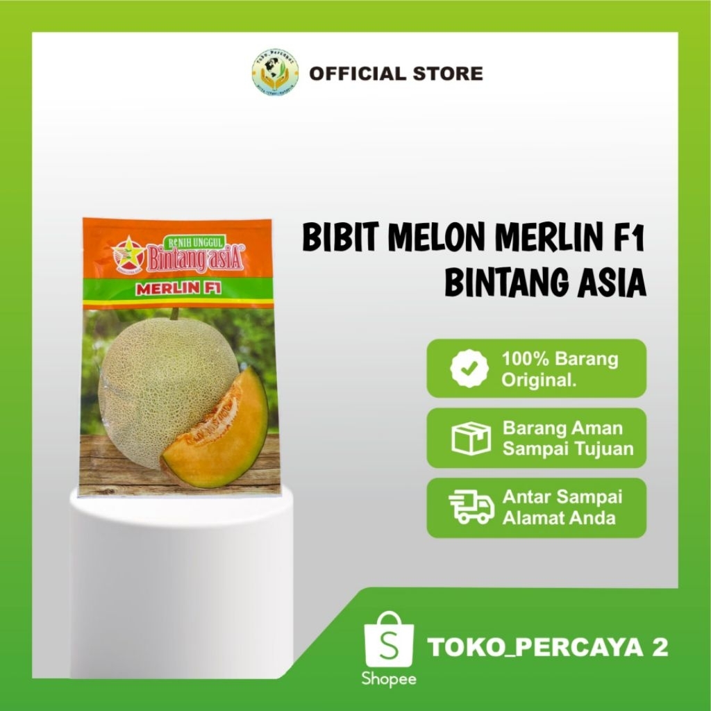 BIBIT MELON MERLIN F1 BINTANG ASIA 20 GRAM.