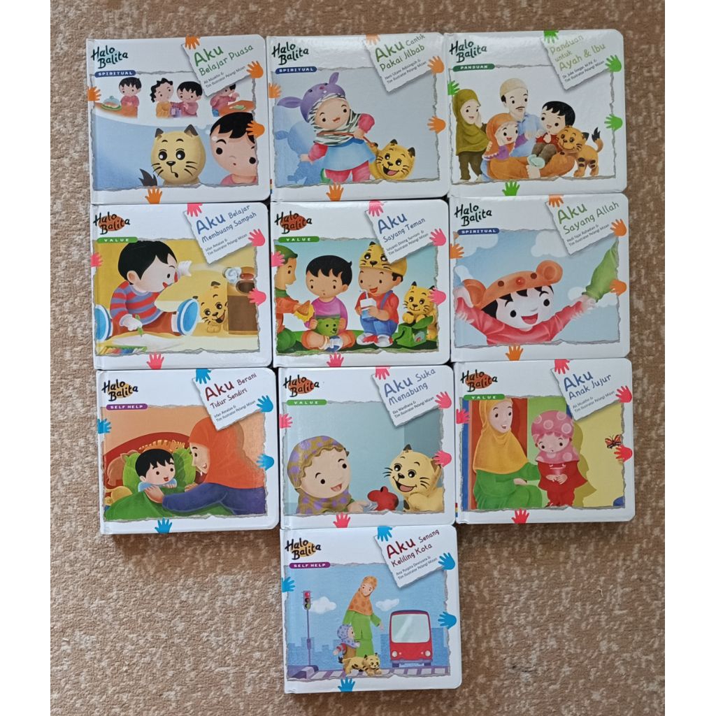 *Preloved Boardbook Halo Balita*