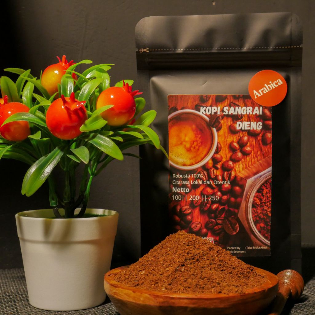 

Kopi Arabika Sweet Honey Wonosobo Sangrai Medium Roast Bubuk Coffee 100 Gram Murni Asli Tanpa Campuran