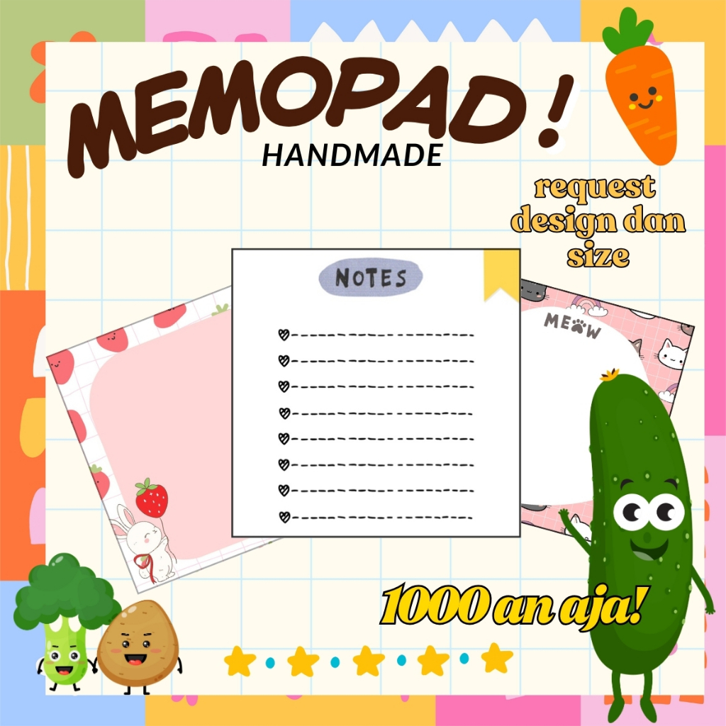 

MEMOPAD STICKY NOTES MURAH CUSTOM