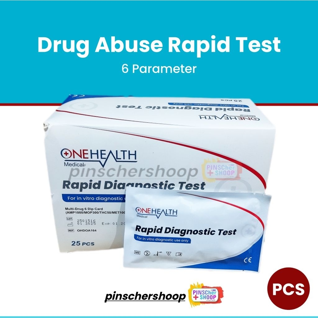Onehealth Drug Abuse Multi Test 6 Parameter Narkoba Tes