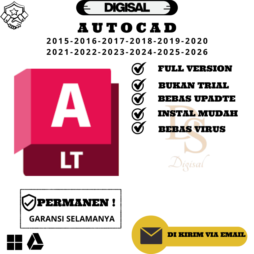 AutoCAD 2026 Full Version Original No Trial Lifetime + Panduan Instalasi (WIN & MAC) | Version 2015 
