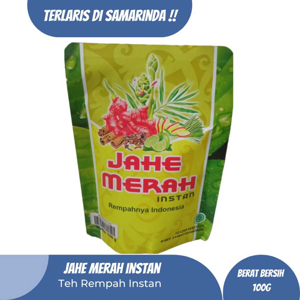 

Teh Jahe Merah Lanjabil Instan Herbal Asli Kalimantan – Oleh Oleh Khas Samarinda Balikpapan | Minuman Rempah Tradisional Penghangat Tubuh 100g