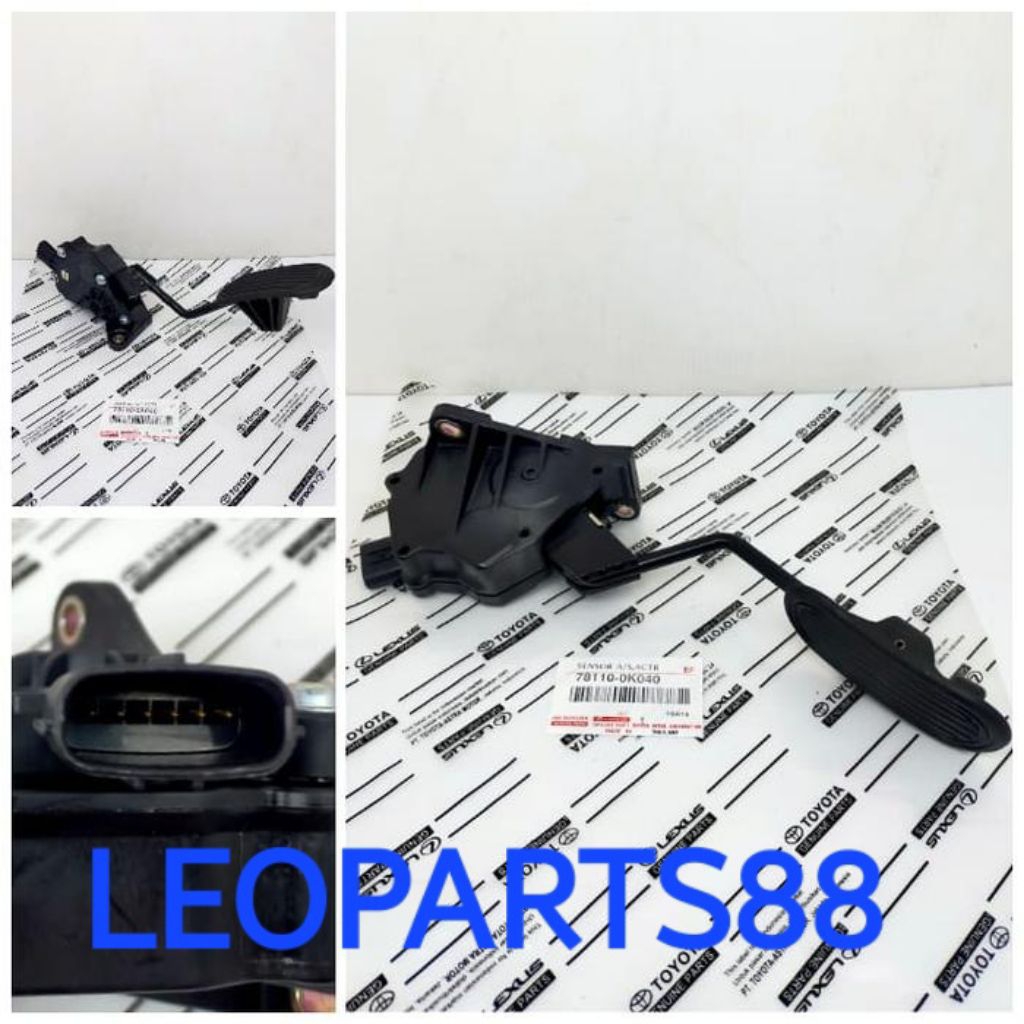 Pedal gas sensor gas innova fortuner hilux 78110- 0k040 asli