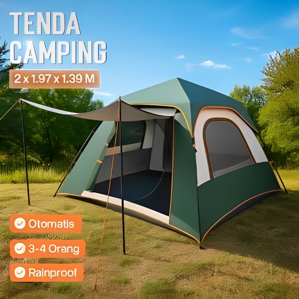 TENDA CAMPING/TENDA KEMAH PRAMUKA/TENDA PRAMUKA/TENDA REGU