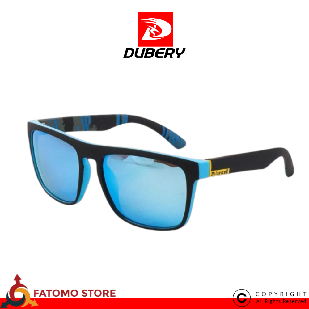[ORI] DUBERY Kacamata Hitam Pria Polarized Outdoor Sunglasses - D731-04