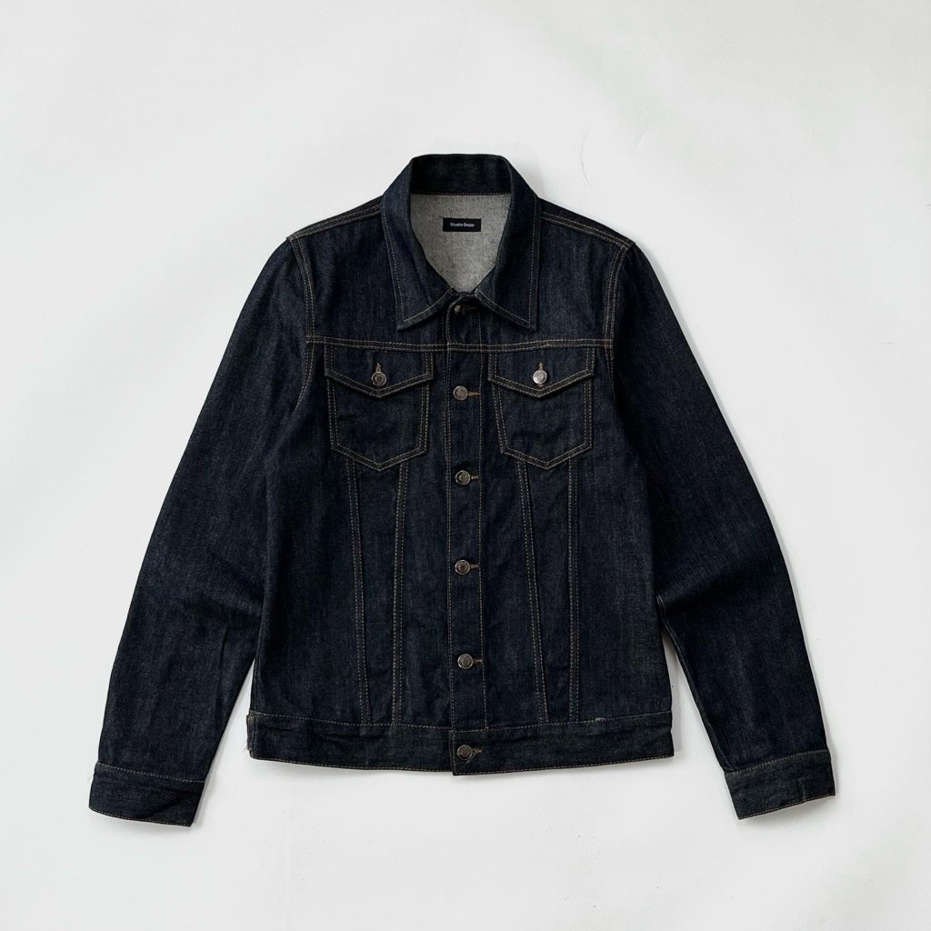 STUDIO DEPP RAW Denim Jacket Size M  66x48