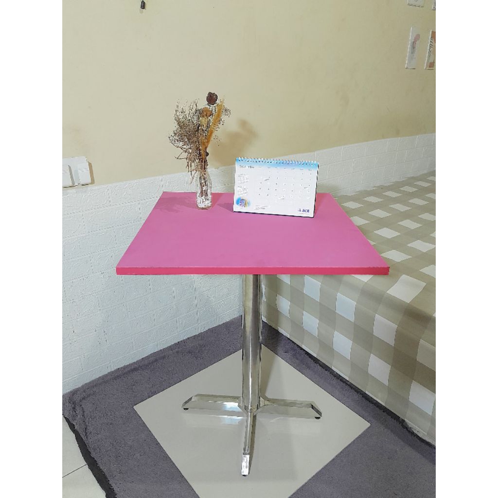 meja cafe stainless steel meja cafe outdoor/indoor