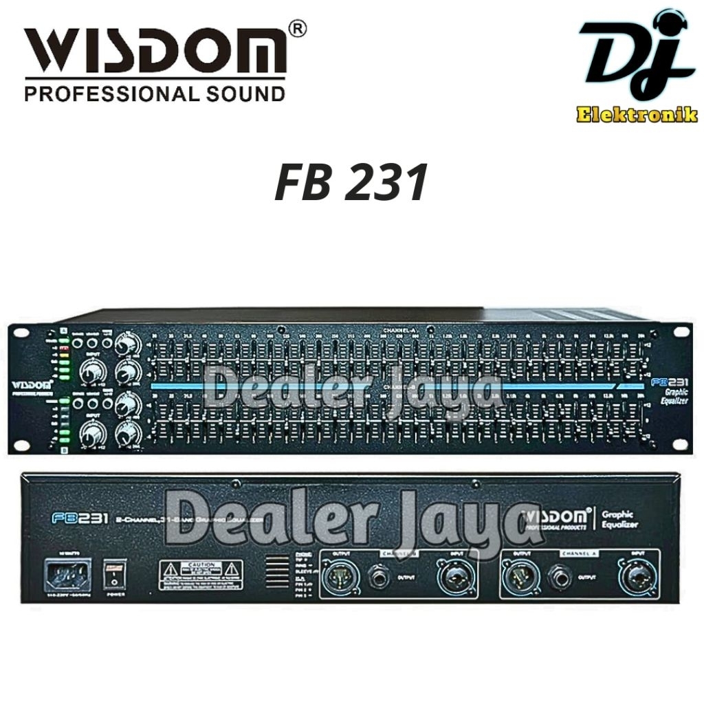 Equalizer Wisdom FB 231 / FB231 - Equaliser
