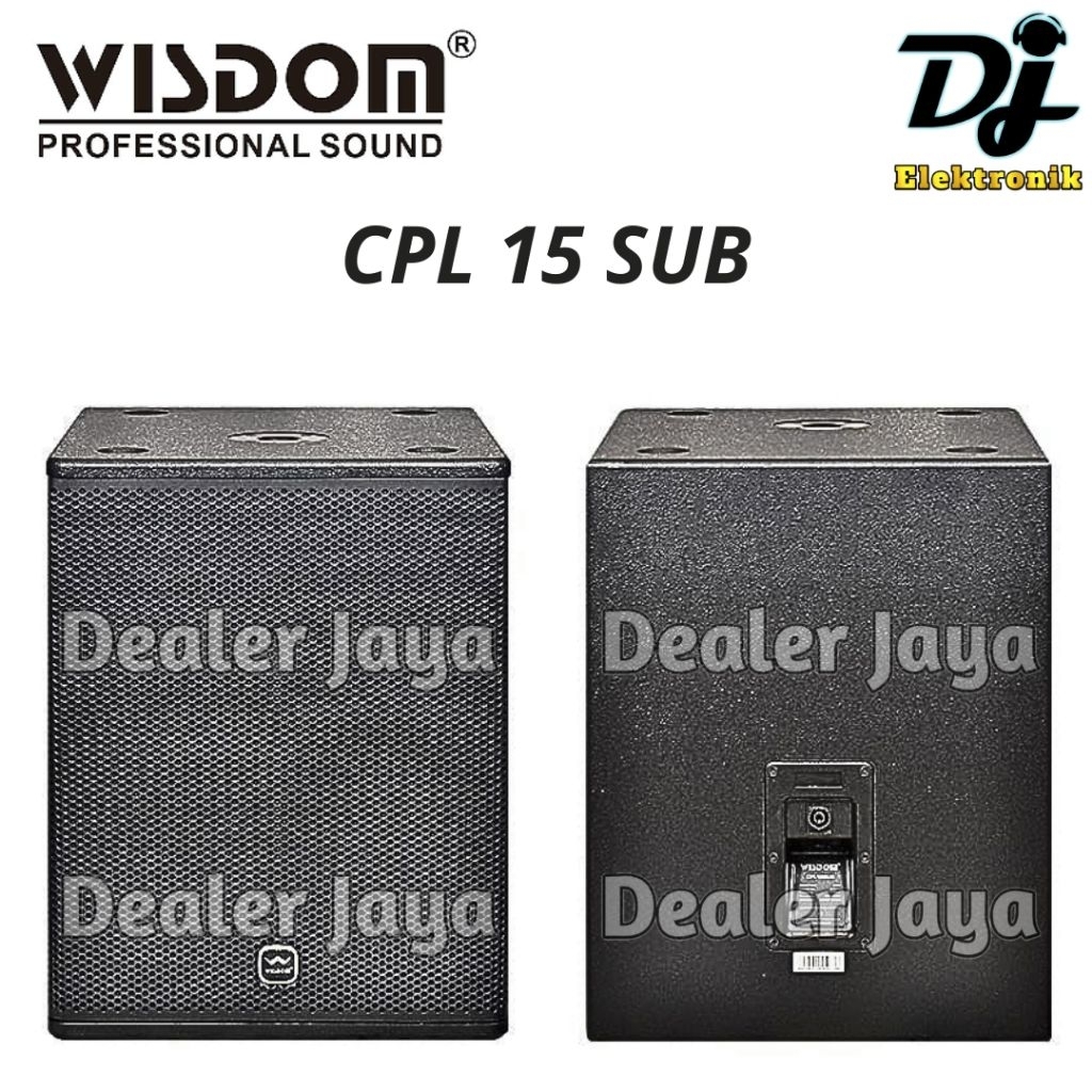 Subwoofer Wisdom CPL 15 SUB - 15 inch Pasif