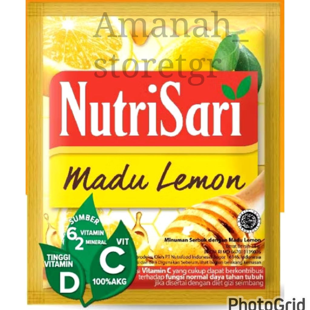 

Nutrisari Madu Lemon 1 renceng / 10 sachet murah