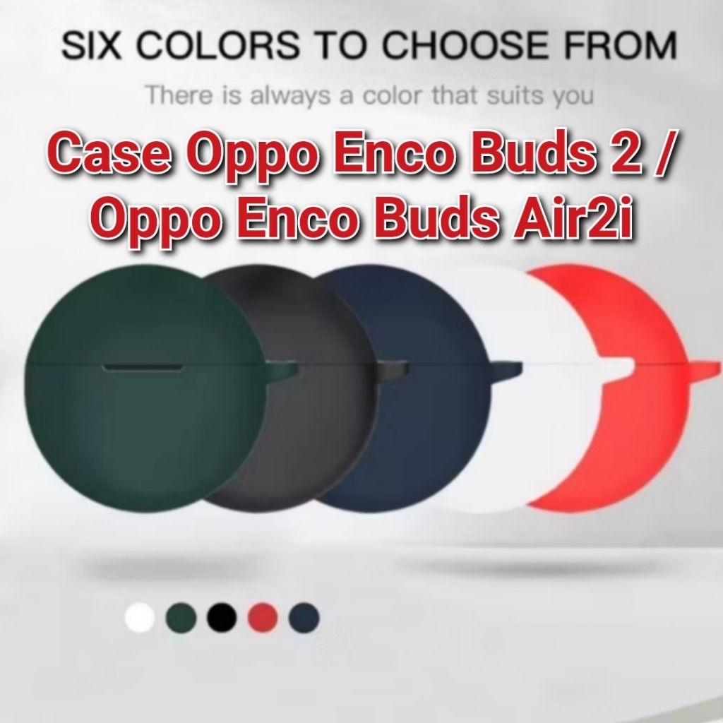 Case Cover TWS Oppo Enco Buds 2 + Gantungan