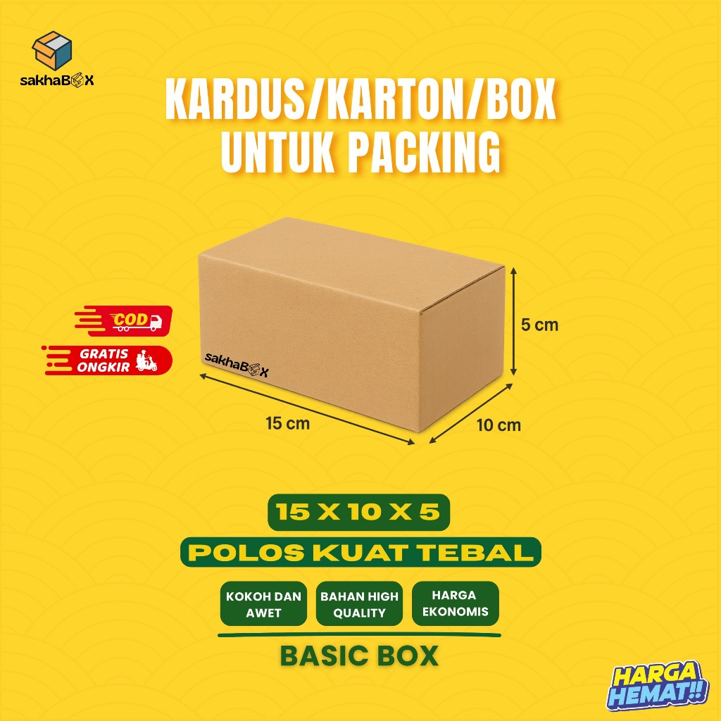 

Kardus Packing Karton Box UK 15 X 10 X 5