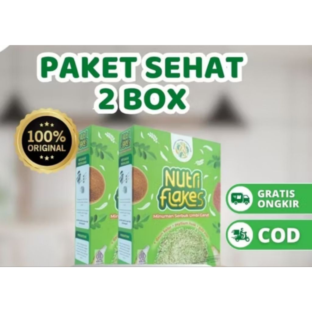 

NUTRIFLAKES SEREAL HERBAL PAKET 2 BOX