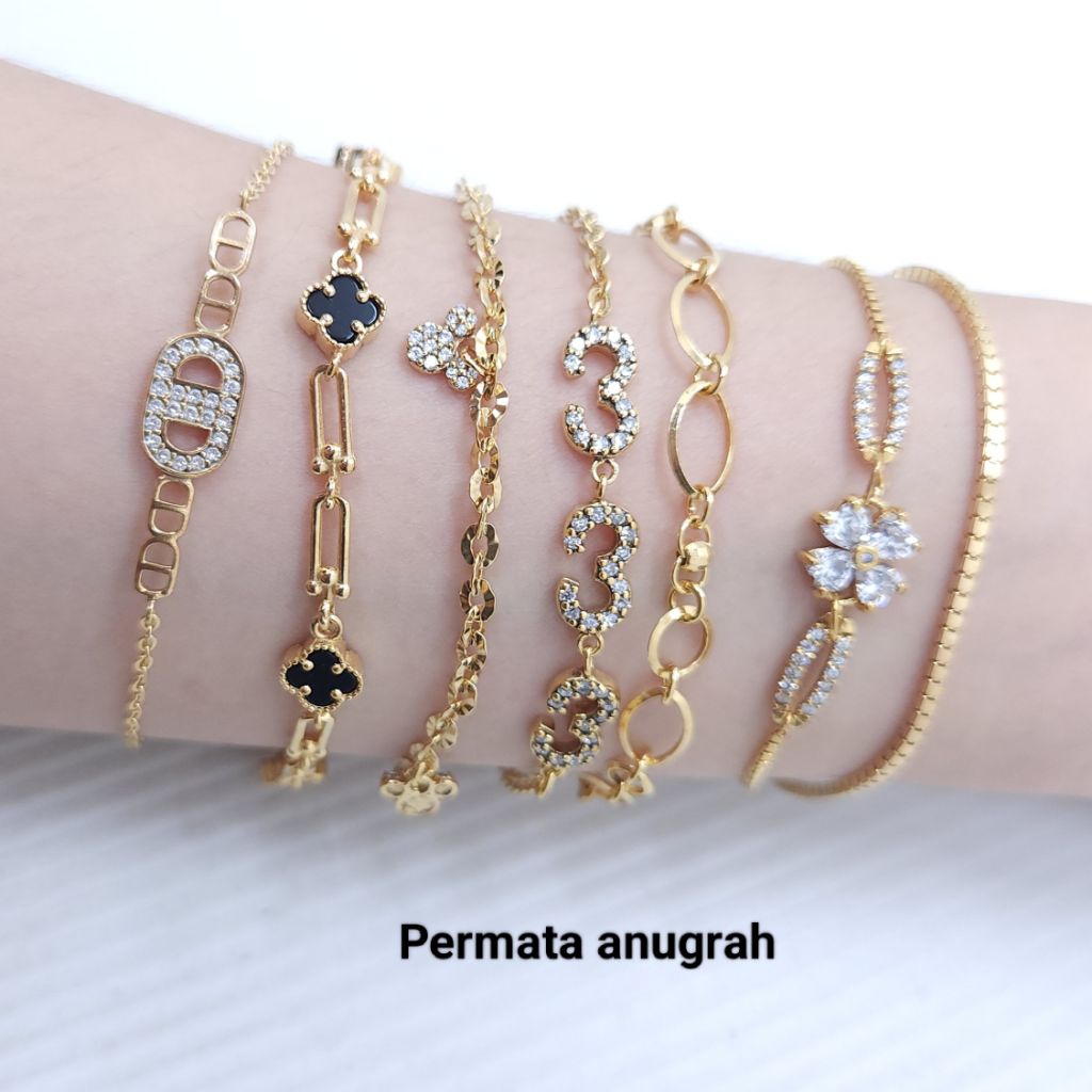 Gelang perak 925, gelang wanita variasi, perak asli 925 lapis mas bisa buyback