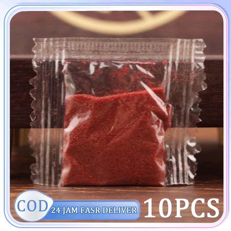 

Zhusha Cusa Cinnabar Bubuk Tinta Merah Alami Pasir Merah Vermillion Sand Bubuk Merah Asli