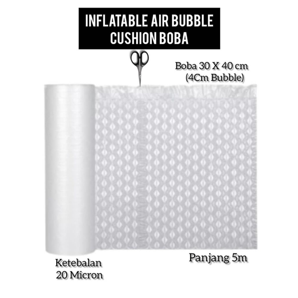 

Inflatable Air Bubble/Cushion Bobba Bubble Wrap Ukuran 5m