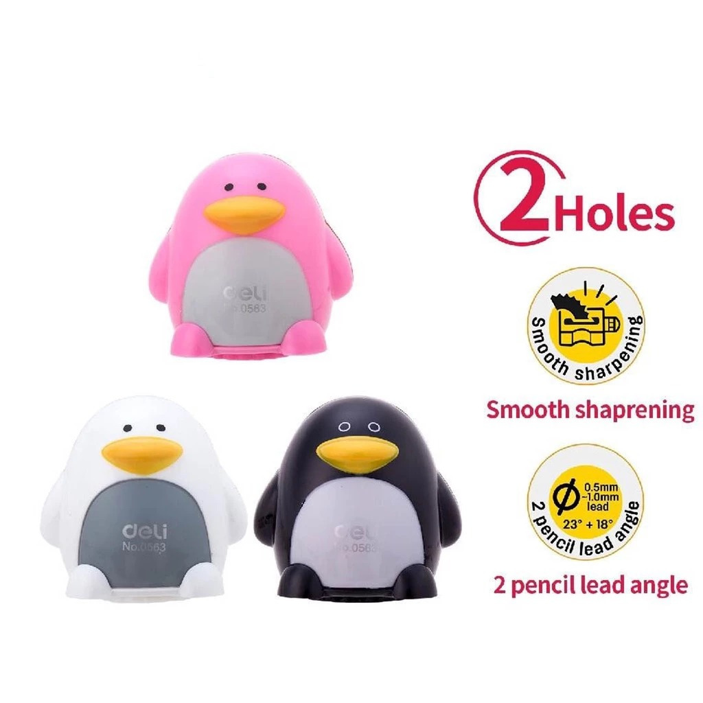 

DELI - PERUNCING / RAUTAN / SERUTAN / SHARPENER PINGUIN 0563