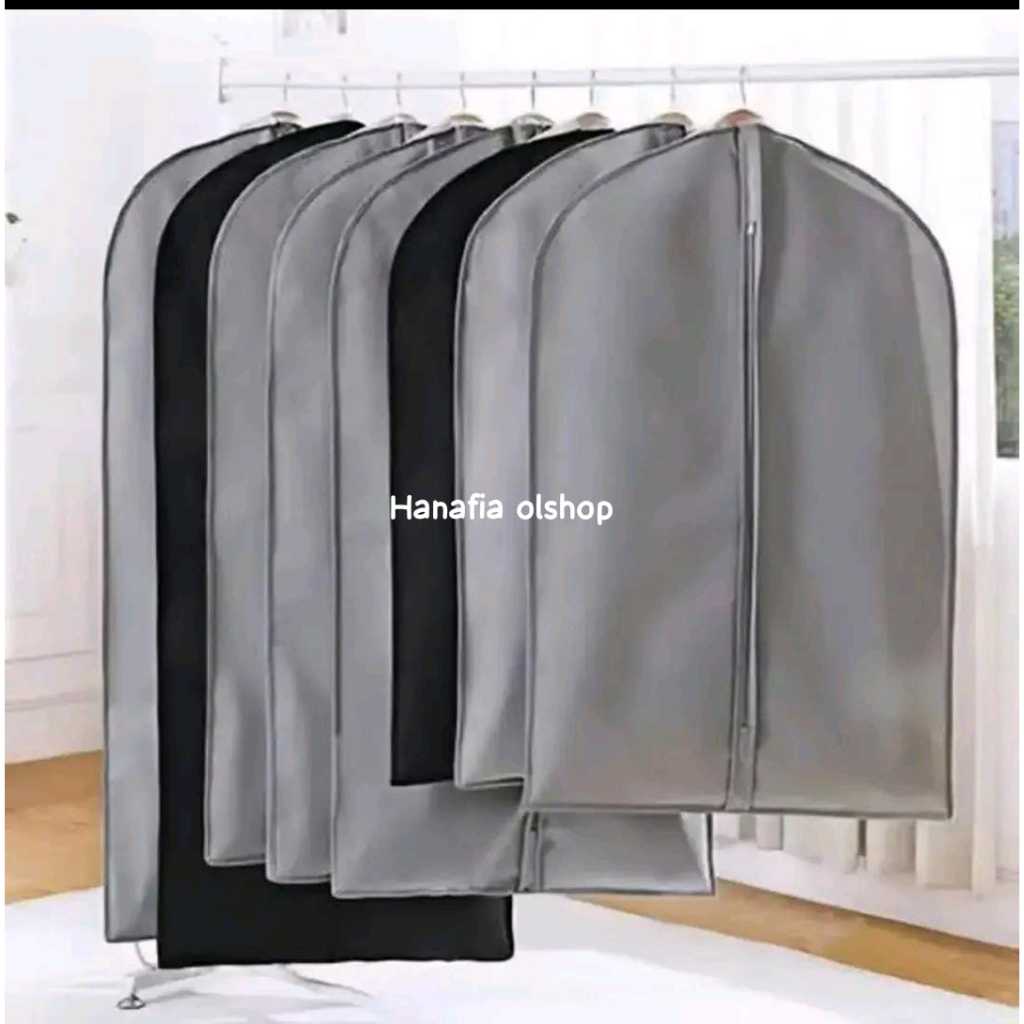 HANAFIA COVER JAS BAJU | SARUNG JAS | COVER GANTUNGAN JAS BAJU | PELINDUNG BAJU JAS | COVER JAS BAJU