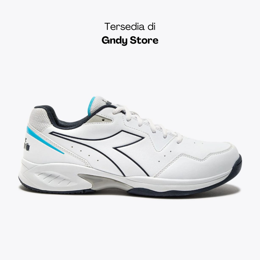 Sepatu Tenis Pria Diadora Volee 6 DIA179100033 White Men Original BNIB