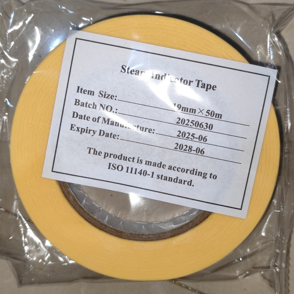 Autoclave tape sterile indicator 19mm x 50m