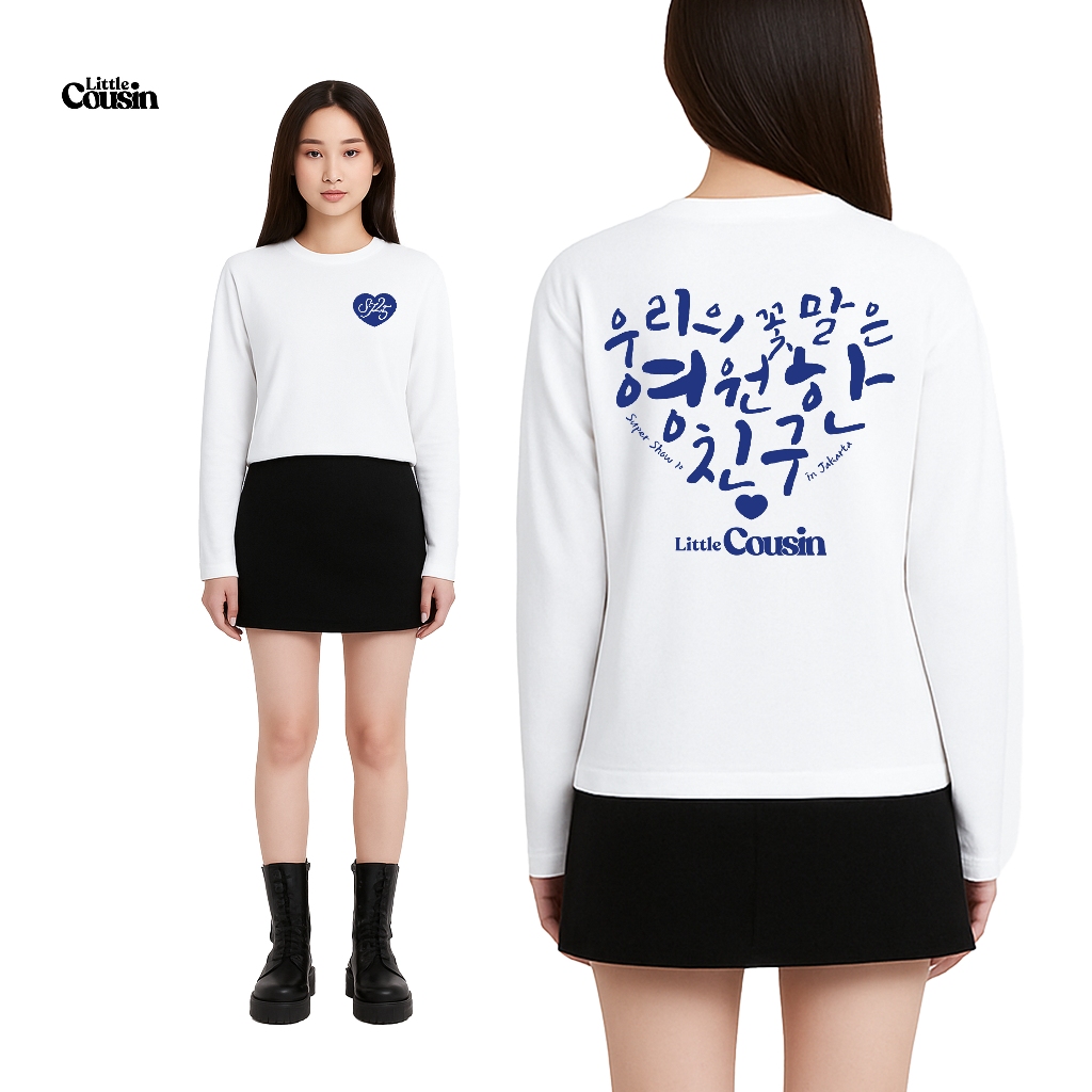 Kaos Lengan Panjang 24s Super Junior Super Show 10 Anniversary 20th SJ | Tee K-Pop Aesthetic ELF Uni