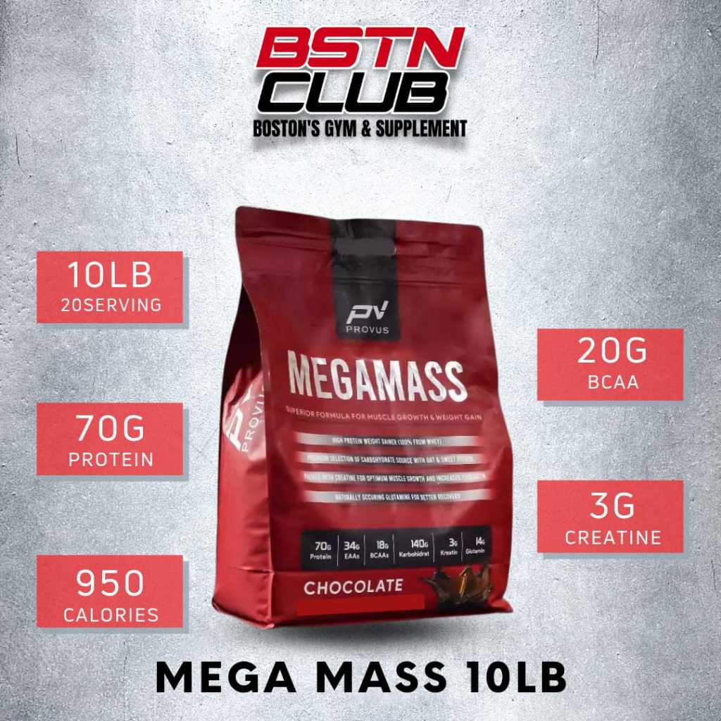 PROVUS MEGAMASS GAINER 10LB Weight Mass Gainer Bulking